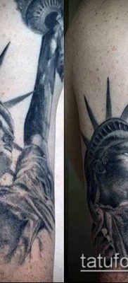 foto TATTOO STATUE OF FREEDOM (Tattoo) (værdi) - eksempeltegning - 024