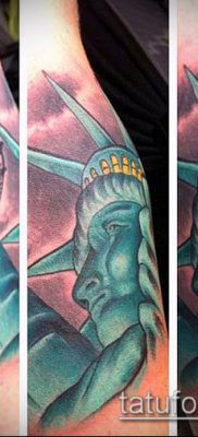 foto TATTOO STATUE OF FREEDOM (Tattoo) (værdi) - eksempeltegning - 023
