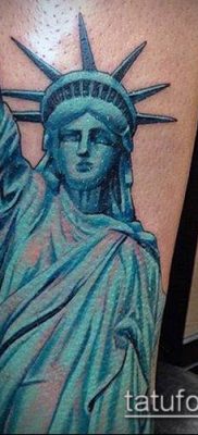 foto TATTOO STATUE OF FREEDOM (Tattoo) (værdi) - eksempeltegning - 021