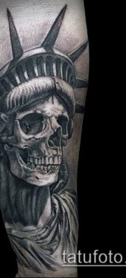 foto TATTOO STATUE OF FREEDOM (Tattoo) (værdi) - eksempeltegning - 020
