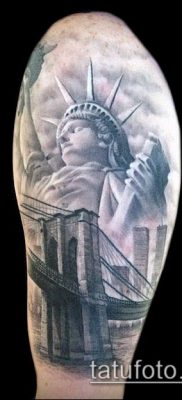 foto TATTOO STATUE OF FREEDOM (Tattoo) (værdi) - eksempeltegning - 017