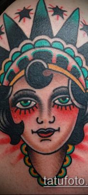foto TATTOO STATUE OF FREEDOM (Tattoo) (værdi) - eksempeltegning - 015