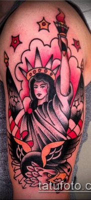 foto TATTOO STATUE OF FREEDOM (Tattoo) (værdi) - eksempeltegning - 014
