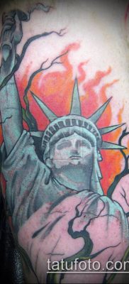 foto TATTOO STATUE OF FREEDOM (Tattoo) (værdi) - eksempeltegning - 013