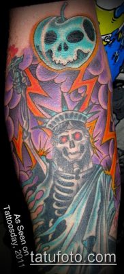 foto TATTOO STATUE OF FREEDOM (Tattoo) (værdi) - eksempeltegning - 012