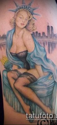 foto TATTOO STATUE OF FREEDOM (Tattoo) (værdi) - eksempeltegning - 010