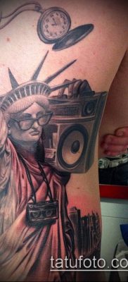 foto TATTOO STATUE OF FREEDOM (Tattoo) (værdi) - eksempeltegning - 007