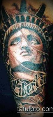 foto TATTOO STATUE OF FREEDOM (Tattoo) (værdi) - eksempeltegning - 006
