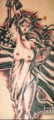 foto TATTOO STATUE OF FREEDOM (Tattoo) (værdi) - eksempeltegning - 004