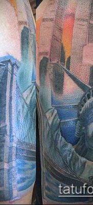 foto TATTOO STATUE OF FREEDOM (Tattoo) (værdi) - eksempeltegning - 003