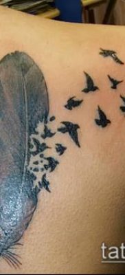 madarak nyája tetoválása # 691 - a minta hűvös változata, amely könnyen használható a madárcsapat nyakán való finomítására és tetoválásként történő alkalmazására