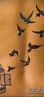 madarak nyája tetoválása # 250 - a minta egyedi változata, amely jól használható a madártól egy tollból történő véglegesítéshez és tetováláshoz