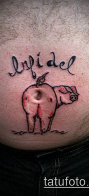 malac tetoválás 27 -es szám - a minta exkluzív változata, amely sikeresen felhasználható a disznó és kakas tetoválás átalakítására és alkalmazására