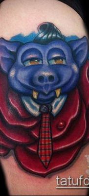 sertés tetoválás 248. szám - a minta exkluzív változata, amely sikeresen használható felülvizsgálatra és alkalmazásra vaddisznó és bika tetoválásként