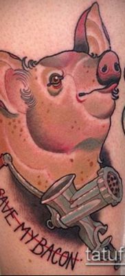 malac tetoválás # 579 a minta hűvös változata, amely könnyen használható feldolgozásra és disznótetoválásként történő alkalmazásra