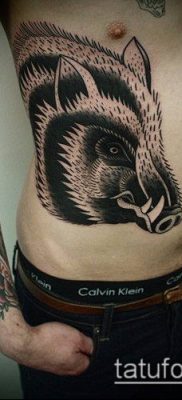 malac tetoválás # 810 a minta klassz változata, amely sikeresen használható változtatásra és disznó és kakas tetoválásra