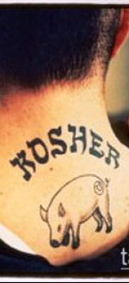 disznó tetoválás száma 16 a minta klassz változata, amely könnyen használható felülvizsgálatra és alkalmazásra sertés tetoválásként