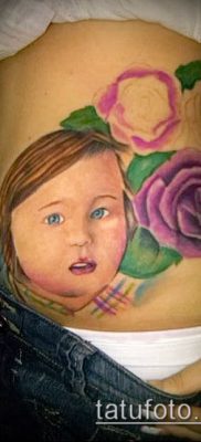 Rebbe tetovált portréja - 01072017 - példa - 077 Tetovált portré gyermek_