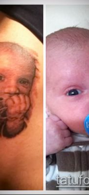 Rebbe tetováló portréja - 01072017 - példa - 026 Tattoo portrait child_