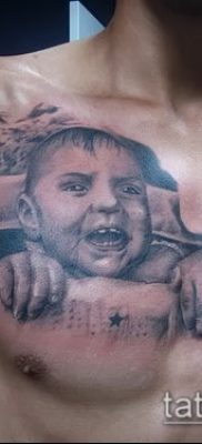Rebbe tetováló portréja - 01072017 - példa - 029 Tattoo portrait child_