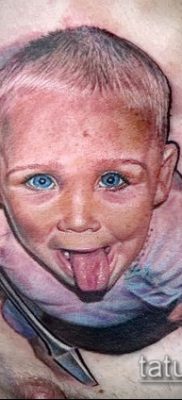 Rebbe tetovált portréja - 01072017 - példa - 038 Tetovált portré gyermek_