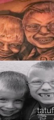 Rebbe tetováló portréja - 01072017 - példa - 045 Tetovált portré gyermek_