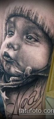 Rebbe tetovált portréja - 01072017 - példa - 046 Tattoo portrait child_