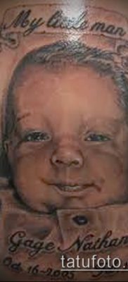 Rebbe tetováló portréja - 01072017 - példa - 052 Tattoo portrait child_