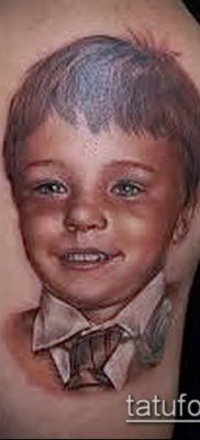 Rebbe tetováló portréja - 01072017 - példa - 054 Tattoo portrait child_