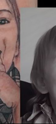 Rebbe tetovált portréja - 01072017 - példa - 062 Tetovált portré gyermek_