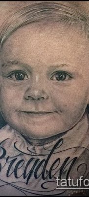 Rebbe tetovált portréja - 01072017 - példa - 063 Tetovált portré gyermek_