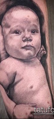 Rebbe tetovált portréja - 01072017 - példa - 065 Tetovált portré gyermek_