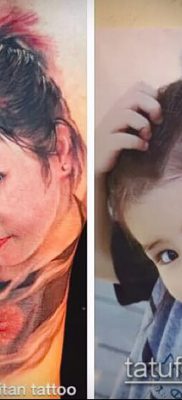 Rebbe tetovált portréja - 01072017 - példa - 076 Tetovált portré gyermek_