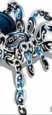 fotó egy tarantula tetoválásról, dátum: 2017.11.21. №011 - tarantula tetoválás -