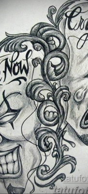 Fotó tetoválószínházi maszkok vázlata 2019.09.09. №035 - tetoválószínházi maszkok -