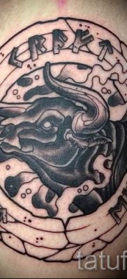 Fotó a Bika tetoválásról a Bika mintájú tetoválás jelentéséről szóló cikkhez - tatufoto.ru - 48