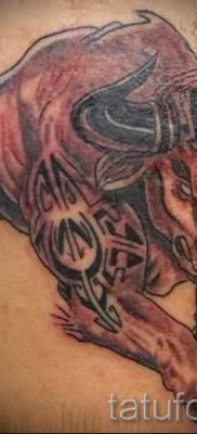Fotó a Bika tetoválásról a Bika mintájú tetoválás jelentéséről szóló cikkhez - tatufoto.ru - 45