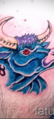 Fotó a Bika tetoválásról a Bika mintájú tetoválás jelentéséről szóló cikkhez - tatufoto.ru - 10