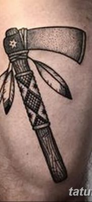 fotó a tomahawk tetoválásról, dátum: 2017.10.21 №013 - tomahawk tetoválás -