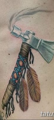 fotó a tomahawk tetoválásról, kelt 2017.10.21 -én №023 - tomahawk tetoválás -