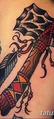 fotó a tomahawk tetoválásról, kelt 2017.10.21 -én №038 - tomahawk tetoválás -