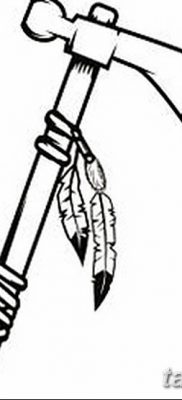 fotó a tomahawk tetoválásról, kelt 2017.10.21 -én №051 - tomahawk tetoválás - 23523434