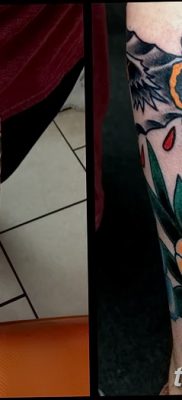 fotó a tomahawk tetoválásról, kelt 2017.10.21 -én №062 - tomahawk tetoválás -