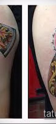 fejsze tetoválás fotó (jelentése) - példa egy érdekes tetoválási rajzra - 021