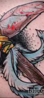 fejsze tetoválás fotó (jelentése) - példa egy érdekes tetoválási rajzra - 007