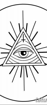 fotó háromszög és kör tetoválásról, kelt 2018.04.21 -én №079 - háromszög és kör tetoválás -