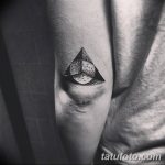 fotó egy háromszög és kör tetoválásról, kelt 2018.04.21. №034 - háromszög és kör tetoválás -