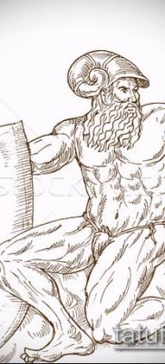 TIDES TATTOO # 178 - a minta hűvös változata, amely sikeresen használható a nyakon lévő hármas alak megváltoztatására és tetoválására