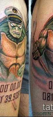 Trident TATTOO No. 881 - a minta érdekes változata, amely sikeresen használható a trident tetoválásként való finomítására és alkalmazására