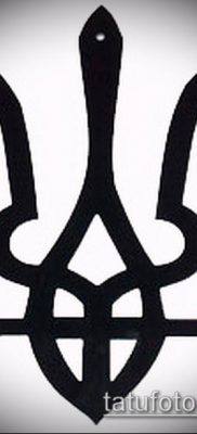 Trident TATTOO No. 957 - a minta hűvös változata, amely sikeresen használható a trident tetoválásként való finomítására és felvitelére